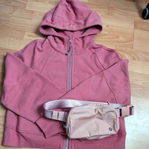 BNWOT LULULEMON OVERSIZED FULL ZIP SCUBA and EVERYDAY BELT BAG